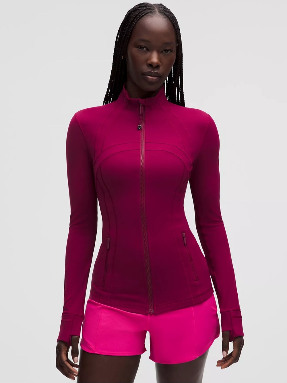 Lululemon Define Jacket Raspberry Size 4 Athleisure $128